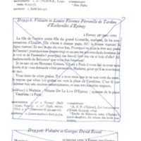 Lettre de Voltaire à D'Alembert, 28 janvier 1775