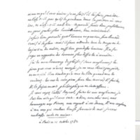 Lettre de D'Alembert à Catt, 11 octobre 1782