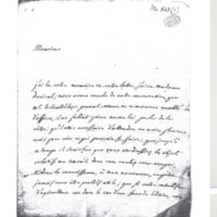 Lettre de D'Alembert à Bexon, 17 septembre 1774