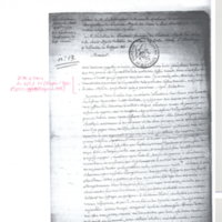 Lettre de Vausenville à D'Alembert, novembre 1773