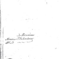 Lettre de Voltaire à D'Alembert, 30 mars 1778