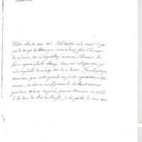 Lettre de D'Alembert à Michaelis, 7 janvier 1774
