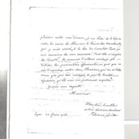 Lettre de Tolomas à D'Alembert, 25 février 1755