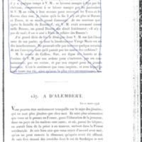 Lettre de Frédéric II à D'Alembert, 11 mars 1774