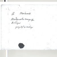 Lettre de D'Alembert à Mme de Crequÿ (Froullay), novembre 1752