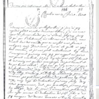 Lettre de Lagrange à D'Alembert, 17 juin 1770