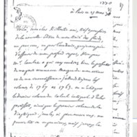 Lettre de D'Alembert à Lagrange, 25 mars 1770