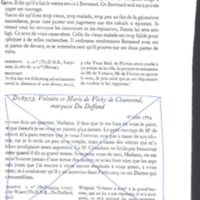Lettre de Voltaire à D'Alembert, 4 juin 1774