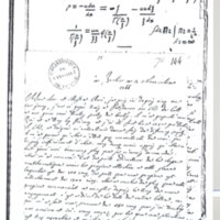 Lettre de Lagrange à D'Alembert, 3 novembre 1766