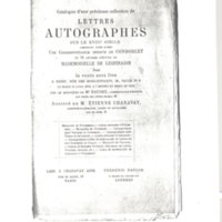 Lettre de Duvernet à D'Alembert, 18 janvier 1781