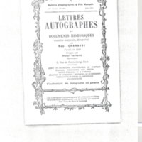 Lettre de Voltaire à D'Alembert, 6 novembre 1751