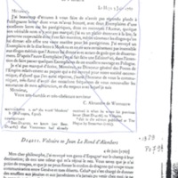 Lettre de Voltaire à D'Alembert, 4 juin 1767