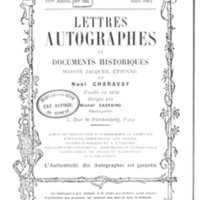 Lettre de Lespinasse dictant à D'Alembert à Bernardin de Saint Pierre, 29 août 1774