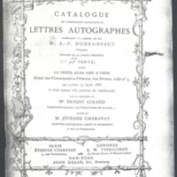 Lettre de Montmorin à D'Alembert, 20 août 1781