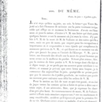 Lettre de D'Alembert à Frédéric II, 30 juin 1778