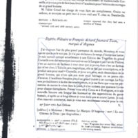 Lettre de Voltaire à D'Alembert, 25 juin 1761
