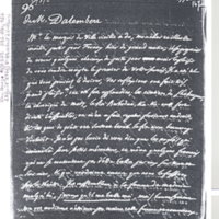 Lettre de D'Alembert à Voltaire, 27 août 1776