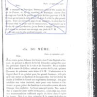 Lettre de D&#39;Alembert à Frédéric II, 27 septembre 1773