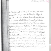 Lettre de D'Alembert à Hume David, 9 octobre 1767