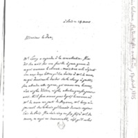 Lettre de D&#39;Alembert à Villahermosa, 14 mars 1774