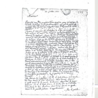 Lettre de Nau à D'Alembert, 22 juillet 1771