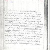 Lettre de D'Alembert à Suard Jean Baptiste Antoine, 29 novembre 1766
