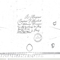 Lettre de Lagrange à D'Alembert, 12 août 1771