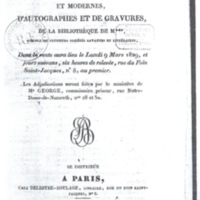 Lettre de D'Alembert à Grosley, 14 août 1782