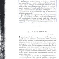 Lettre de Frédéric II à D'Alembert, 5 mai 1767