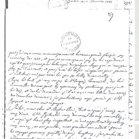 Lettre de Lagrange à D'Alembert, 20 mars 1780