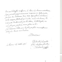 Lettre de D'Alembert à Hume John, 28 octobre 1776