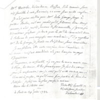 Lettre de D'Alembert à Frisi, 24 février 1782