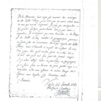 Lettre de Mariette à D'Alembert, mai 1774