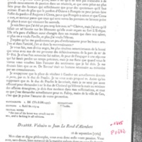 Lettre de Voltaire à D'Alembert, 18 septembre 1765