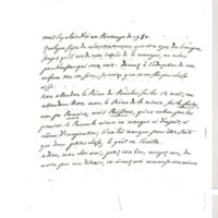 Lettre de D'Alembert à Rochefort d'Ally Jacques, 5 juillet 1779