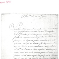 Lettre de Amelot de Chaillou à D'Alembert, 22 décembre 1782