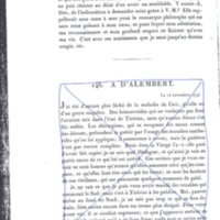 Lettre de D'Alembert à Frédéric II, 10 novembre 1774