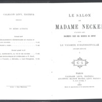 Lettre de D'Alembert à Mme Necker (Curchod), 4 juin 1774