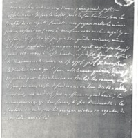 Lettre de Lespinasse dictant à D&#39;Alembert à Condorcet, 7 août 1769