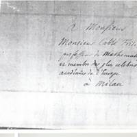 Lettre de D'Alembert à Frisi, 20 février 1781