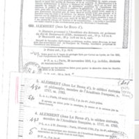 Lettre de D'Alembert à Non identifié, 19 août 1773