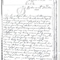 Lettre de Lagrange à D'Alembert, 20 décembre 1770