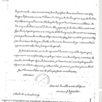Lettre de Castillon à D'Alembert, 12 octobre 1779