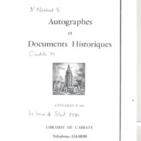 Lettre de D'Alembert à Argenson Marc René, 28 août 1770