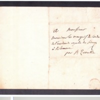 Lettre de Lespinasse dictant à D'Alembert à Condorcet, 18 juin 1769