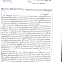 Lettre de Voltaire à D'Alembert, 21 mars 1774