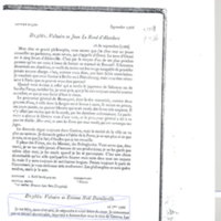 Lettre de Voltaire à D'Alembert, 16 septembre 1766