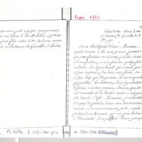Lettre de Servan à D'Alembert, 5 janvier 1767