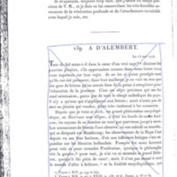 Lettre de D'Alembert à Frédéric II, 25 avril 1774
