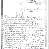 Lettre de Lagrange à D'Alembert, 28 février 1769
